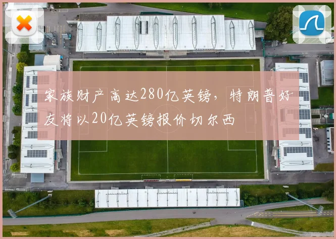 家族财产高达280亿英镑，特朗普好友将以20亿英镑报价切尔西