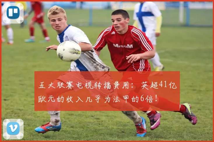 五大联赛电视转播费用：英超41亿欧元的收入几乎为法甲的6倍！